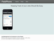 Tablet Screenshot of fieldphone.com